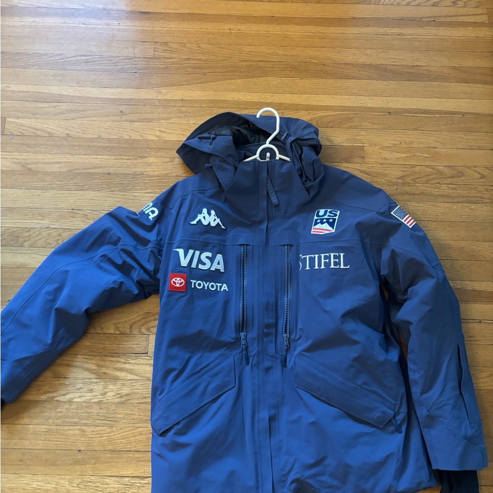Kappa Light Blue jacket with logos